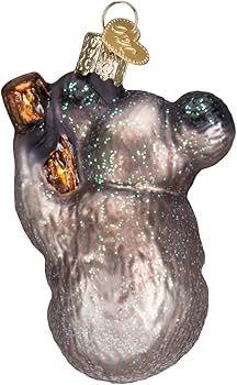 Amazon.com: Old World Christmas Koala Bear Glass Blown Ornament